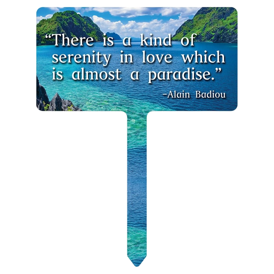 Outdoor 7.75" x 4" Rectangle Yard Sign